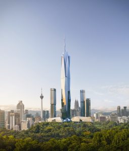 Bie Neue Skyline von Kuala Lumpur